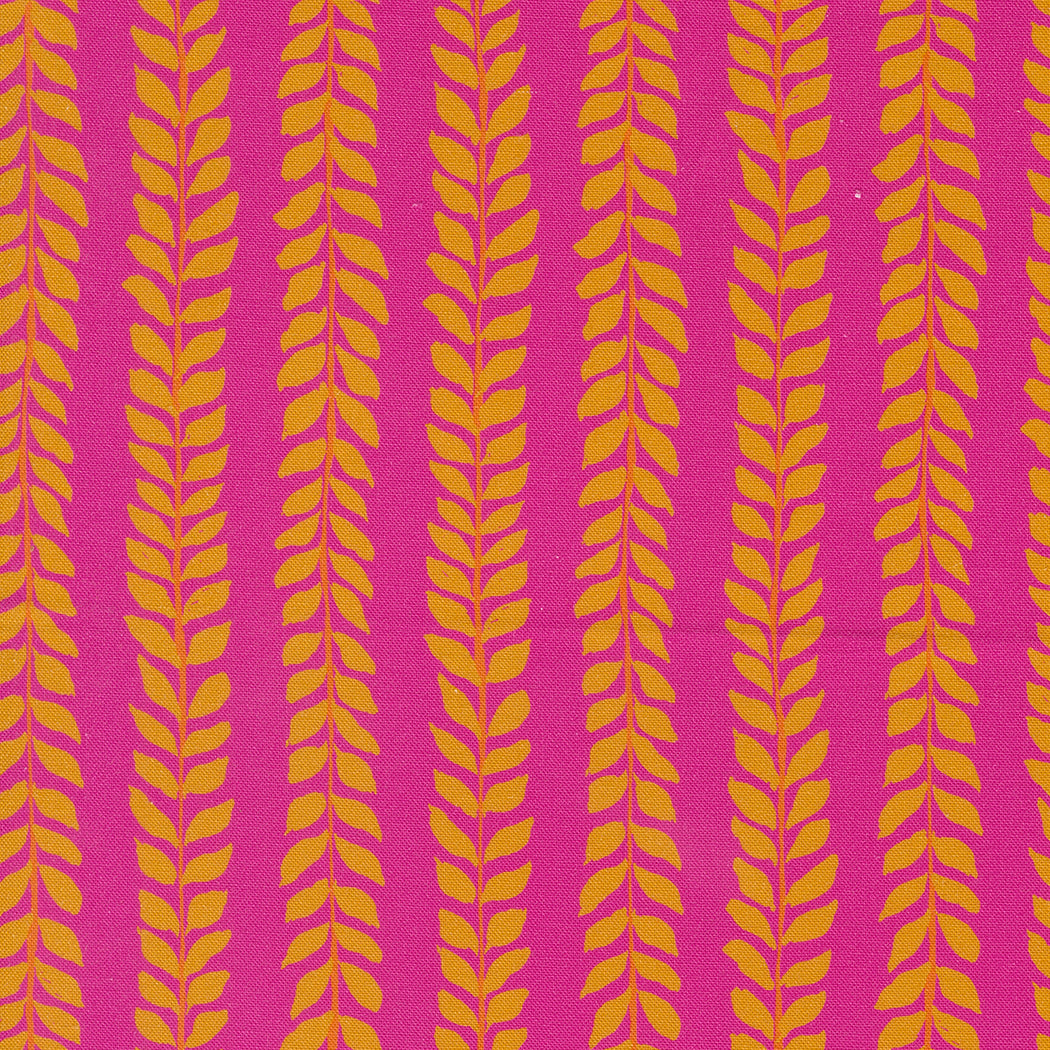 Maeve by Moda wheat design on Poppy background 11935 20