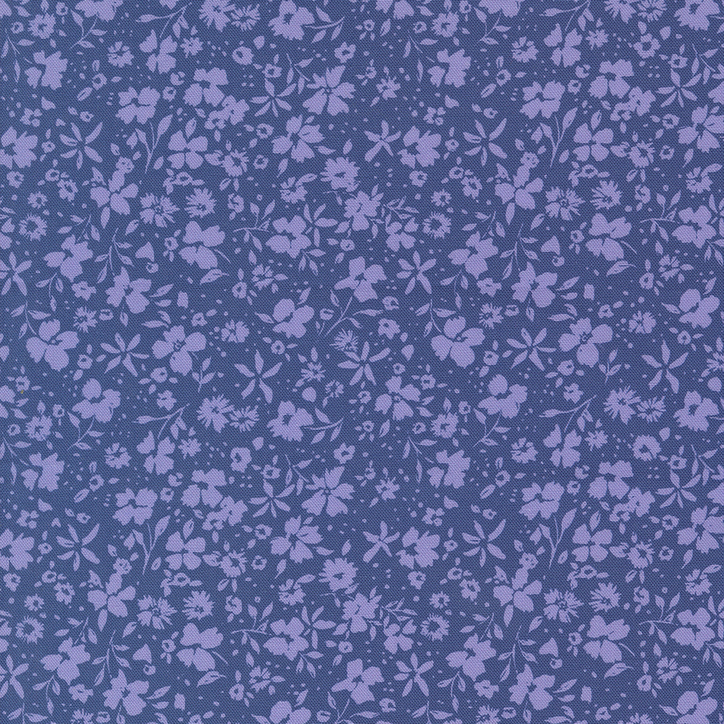 Maeve for Moda Floral pattern and periwinkle background 11936 14