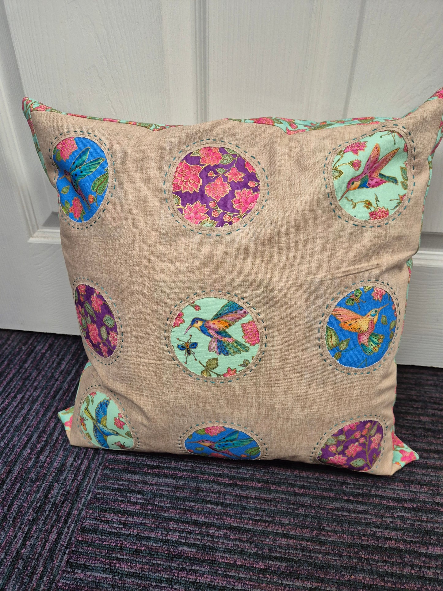 Reverse Applique Cushion