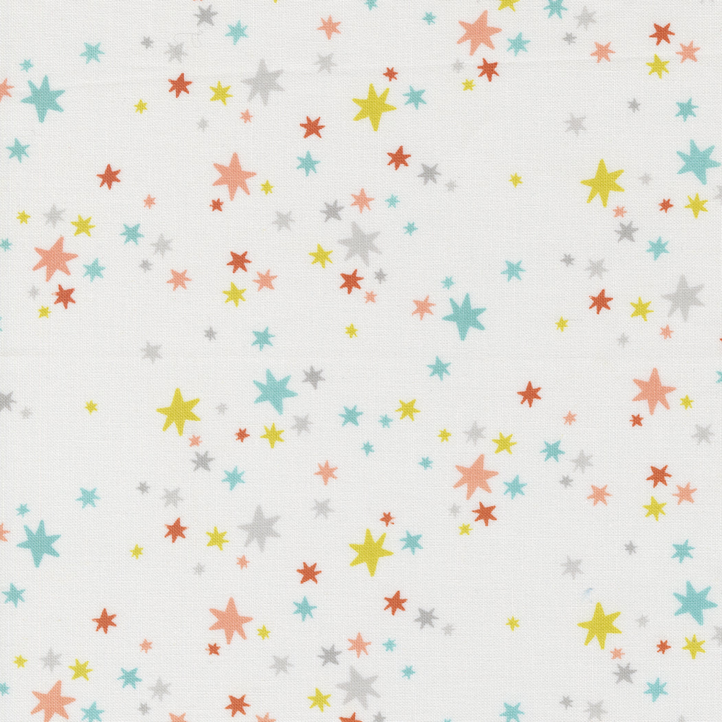 Delivered with Love from Moda - stars on white 25134 11