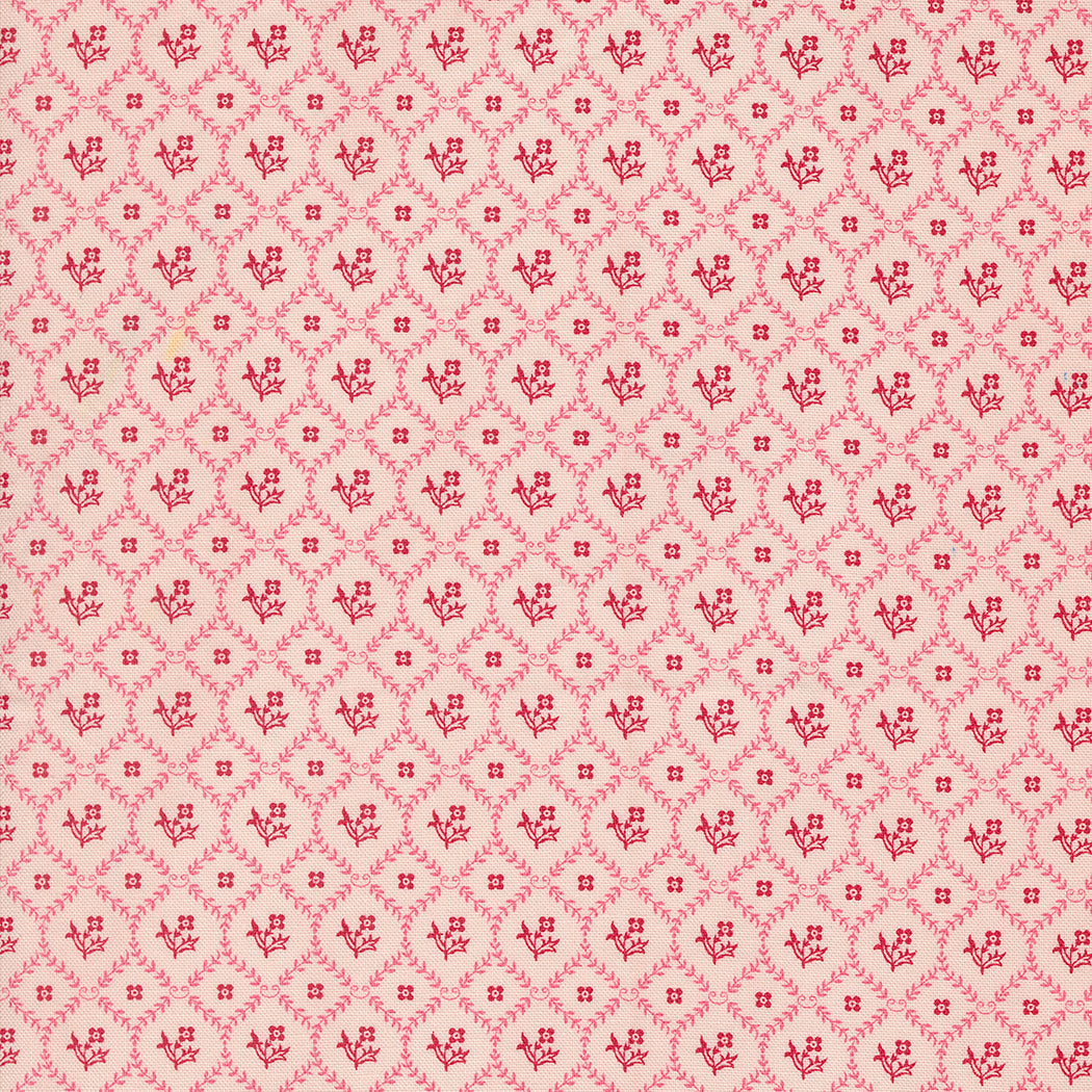 My Summer House for Moda Floral tile pattern Blush background 3042 16