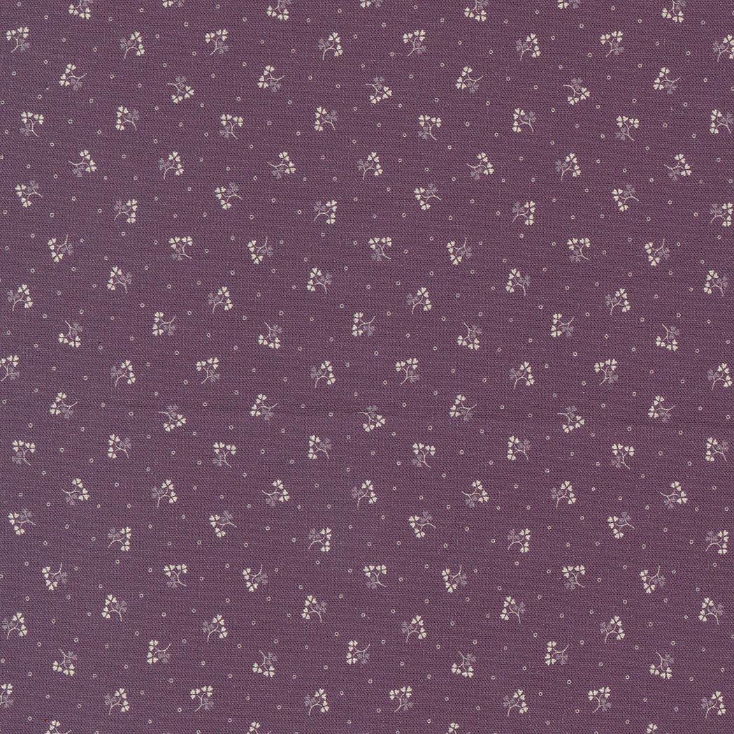 Goodnight Irene for Moda bouquet pattern grape background 31704 19