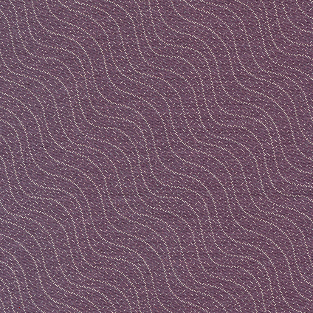 Goodnight Irene for Moda Wave pattern Grape Background 31708 19