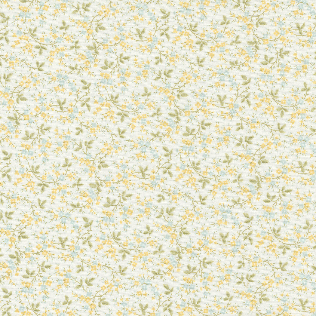 Honeybloom by 3 Sisters from Moda - all over ditsy print on white 44344 11