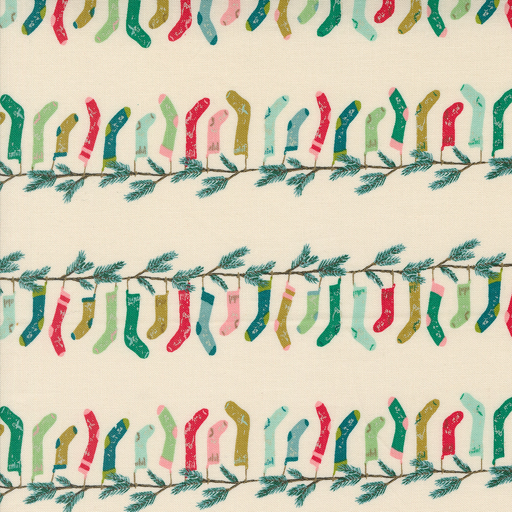 Cozy Wonderland from Moda - Stockings on a natural background 45592 11