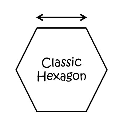 Classic Hexagon EPP papers 0.5" pack 100
