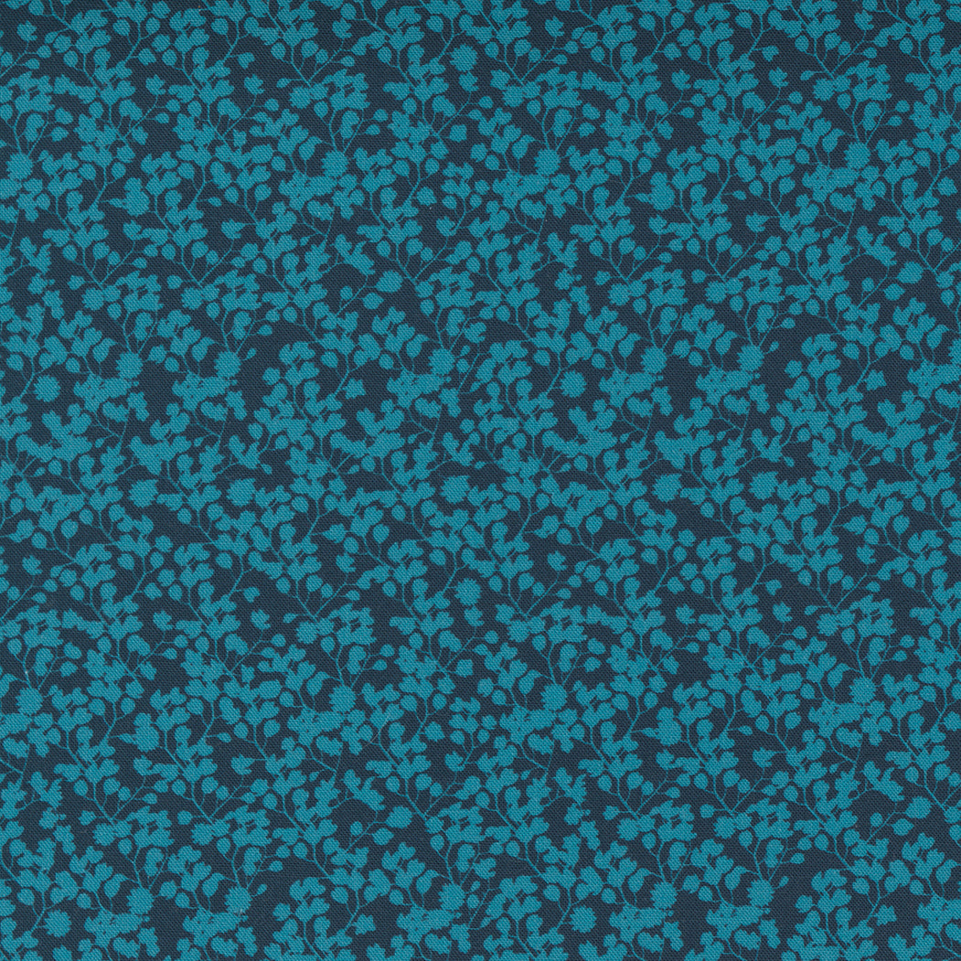 Paisley Rose from Moda - small navy print 11886 15