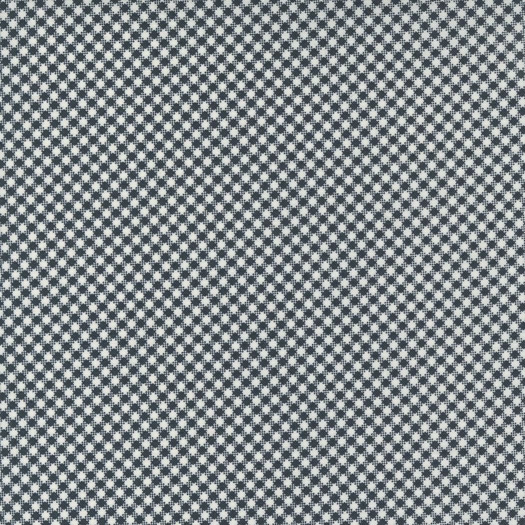 Fresh Fig black and white gingham fabric by Moda