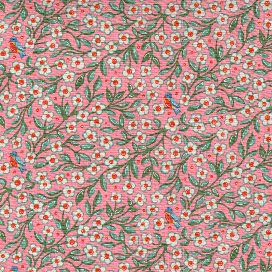 Frankie from Moda Daisy print with small bird 30672 19