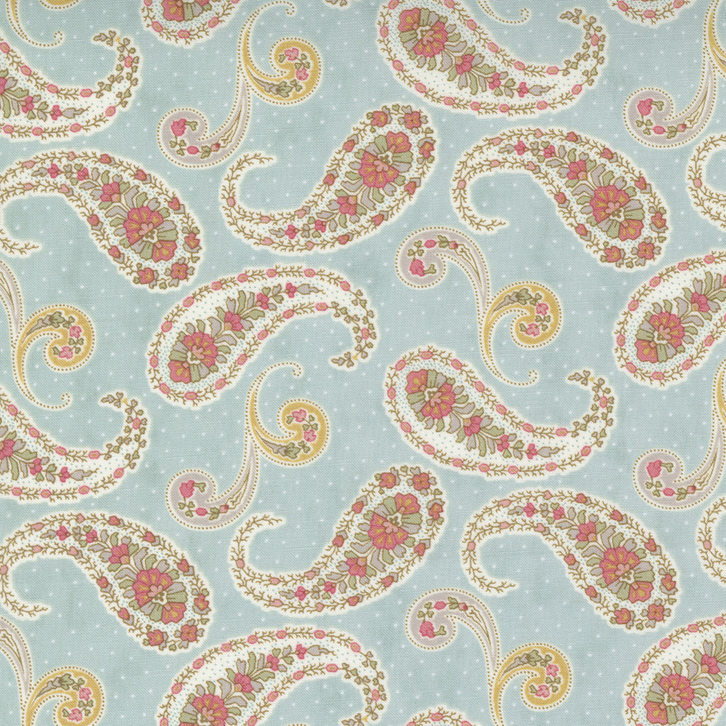 Promenade from Moda Paisley on blue 44282 13