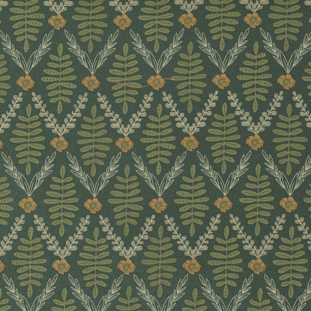Slow Stroll from Moda - leaf design on pine 45543 25