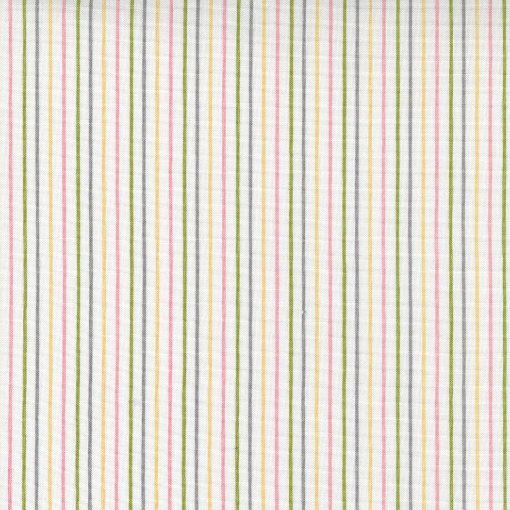 Stripe in rainbow colours from Moda's Renew Collection