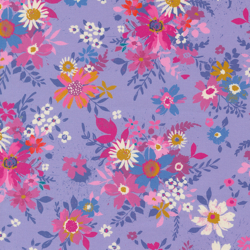 Maeve by Moda floral pattern-Lavender background 11931 15