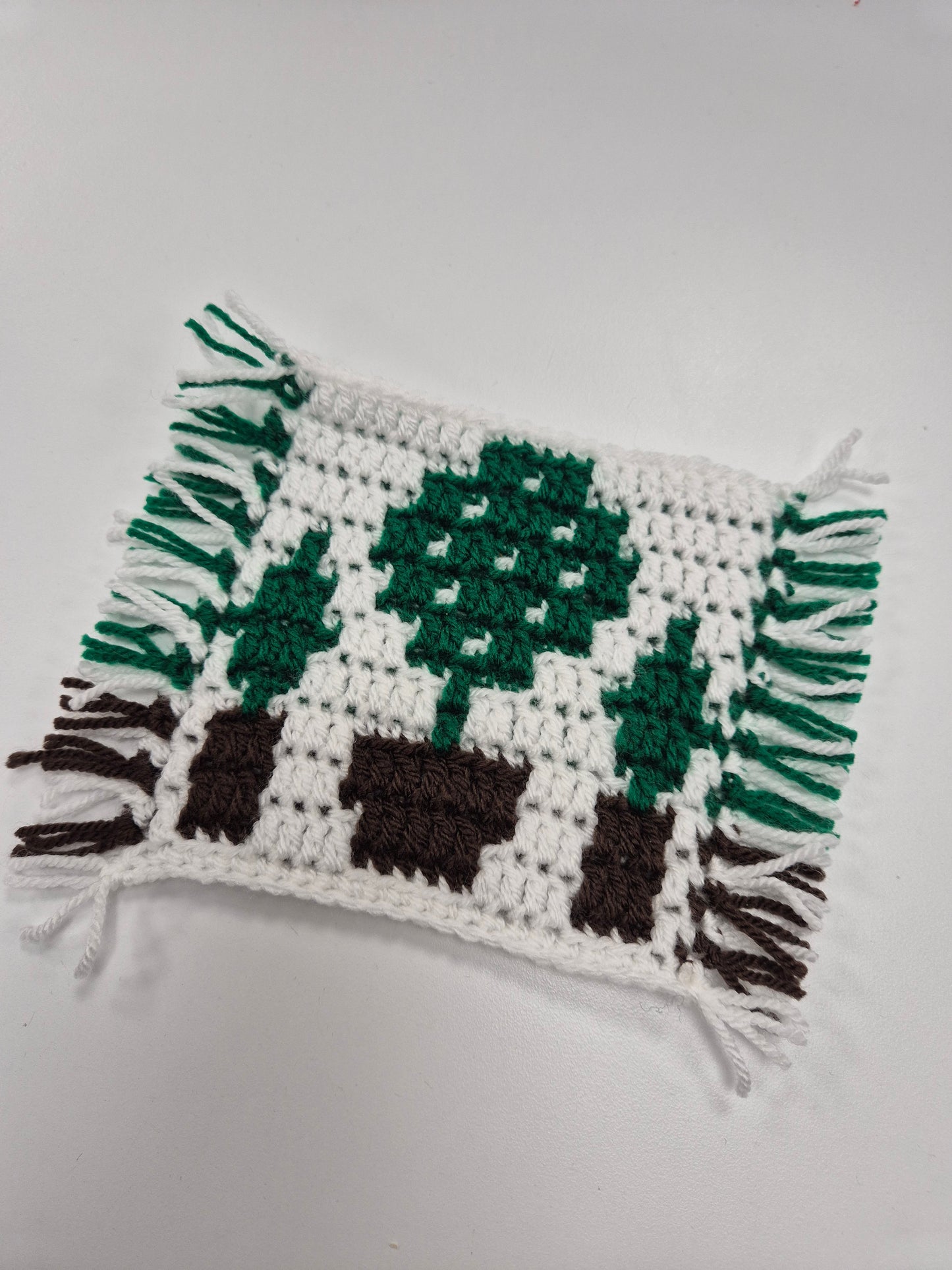 Mosaic Crochet Coaster
