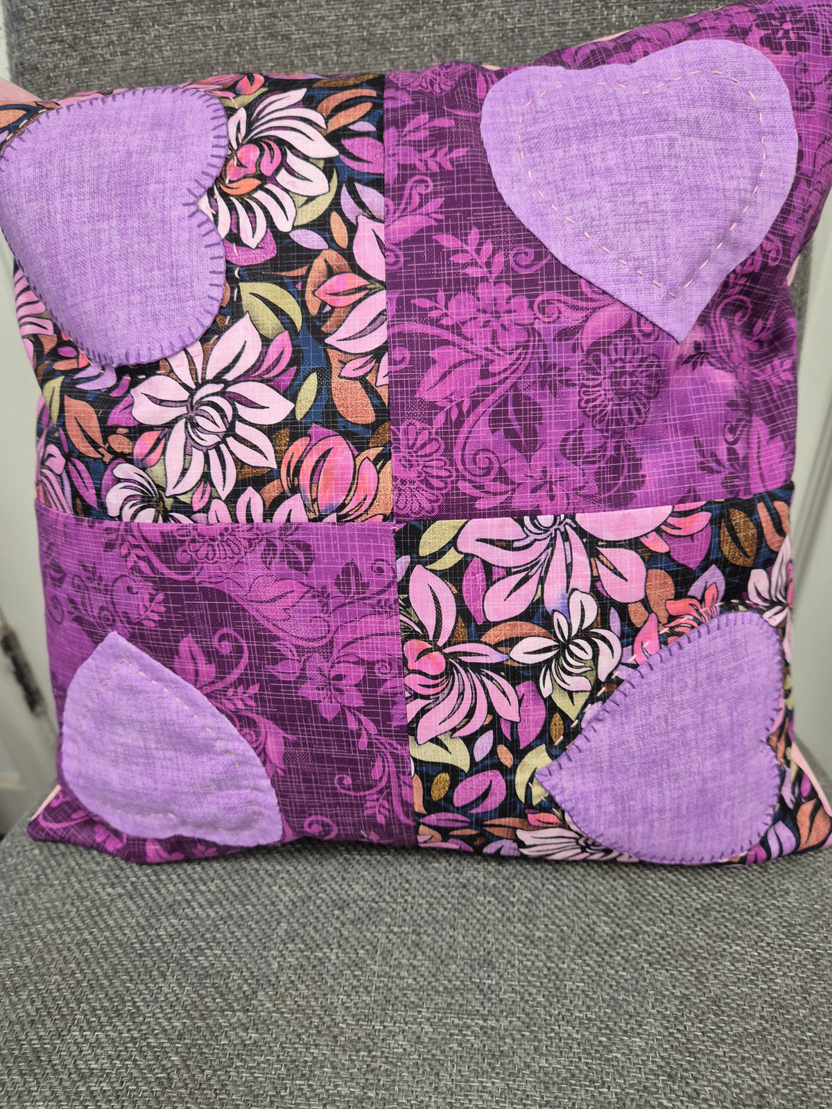 Heart Applique Cushion