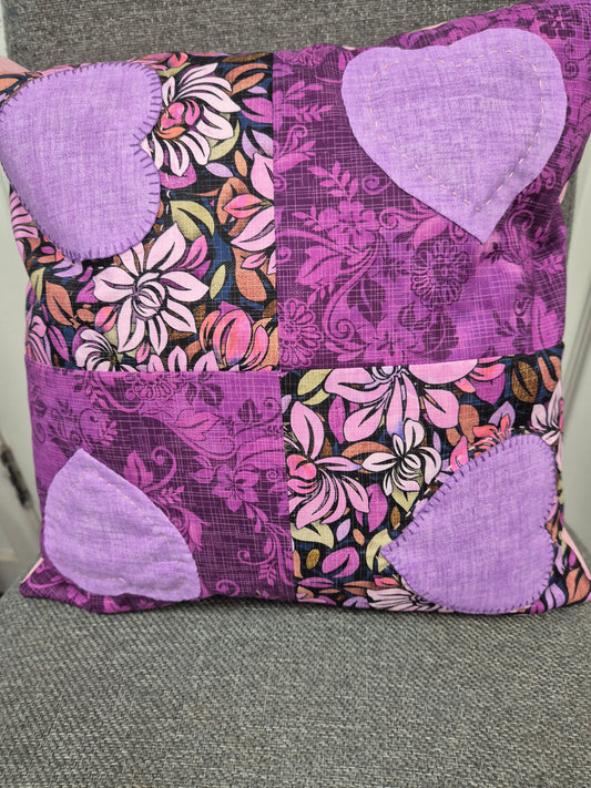 Heart Applique Cushion