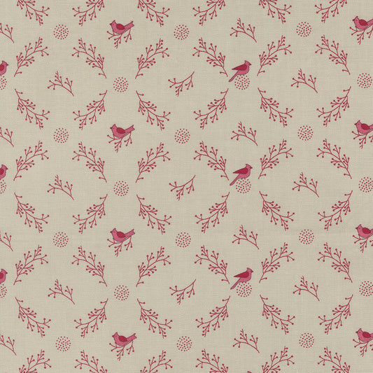 Sugarberry by Bunny Hill from Moda-bird design on stone background 3024 12
