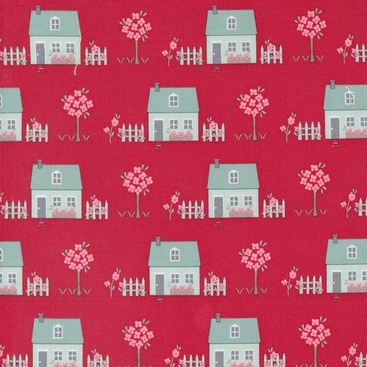 My Summer House for Moda House pattern Rose background 3040 15