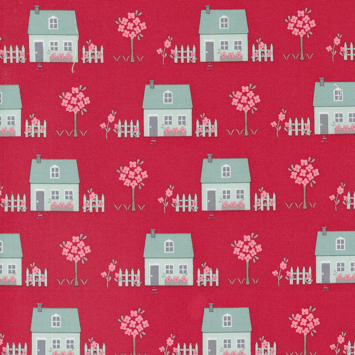 My Summer House for Moda House pattern Rose background 3040 15 – The ...
