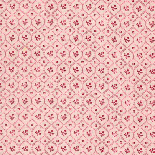 My Summer House for Moda Floral tile pattern Blush background 3042 16