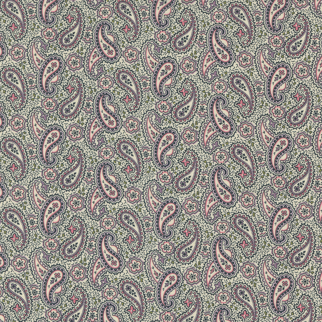 Goodnight Irene for Moda paisley pattern grape background 31701 16