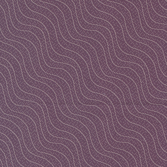 Goodnight Irene for Moda Wave pattern Grape Background 31708 19