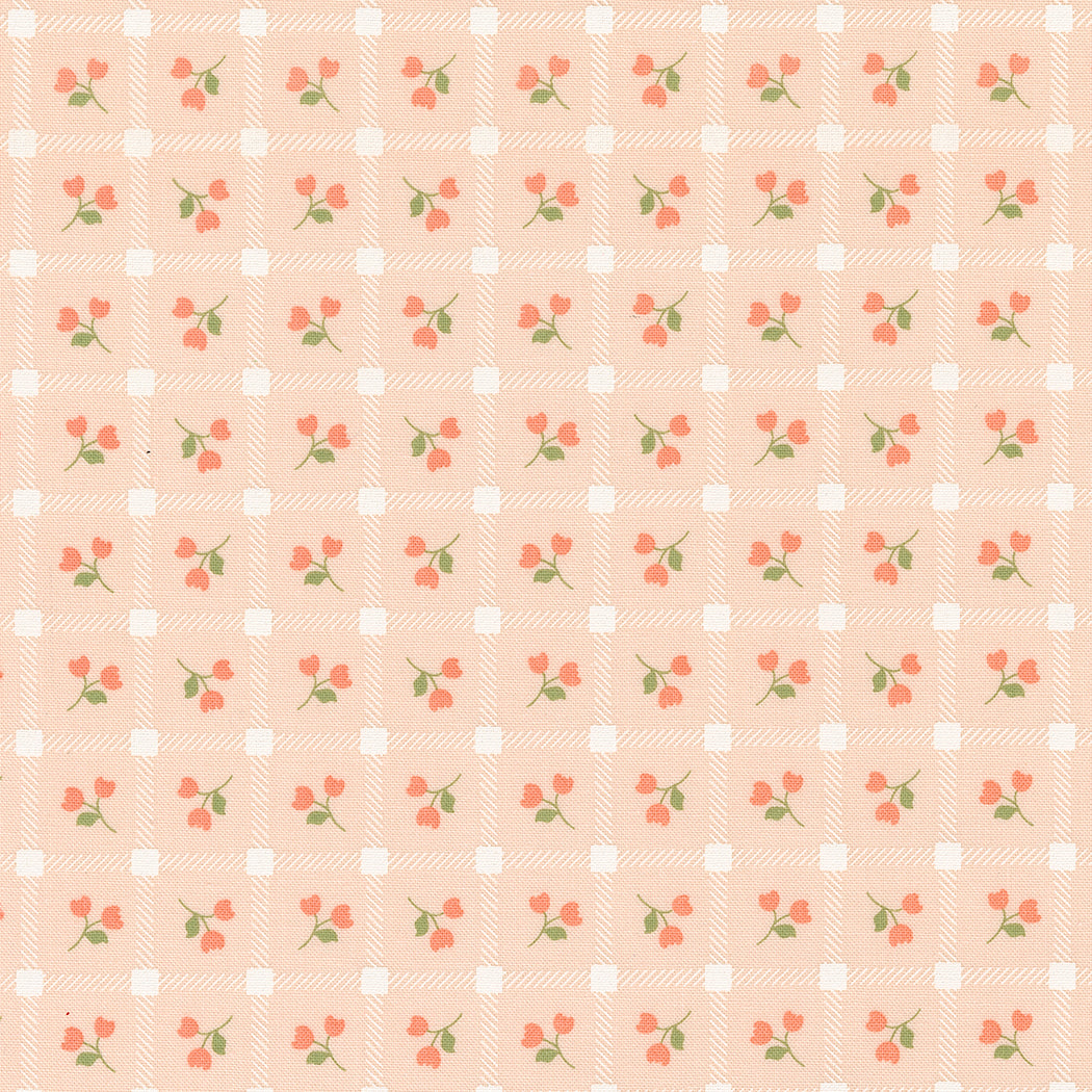 Dainty Meadow from Moda geometric blush flower 31742 16