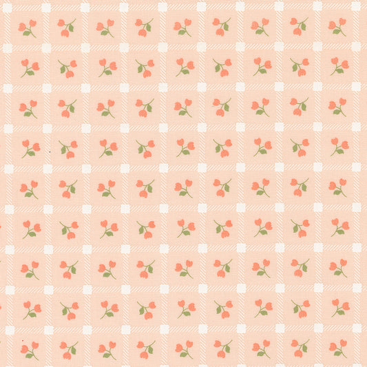 Dainty Meadow from Moda geometric blush flower 31742 16