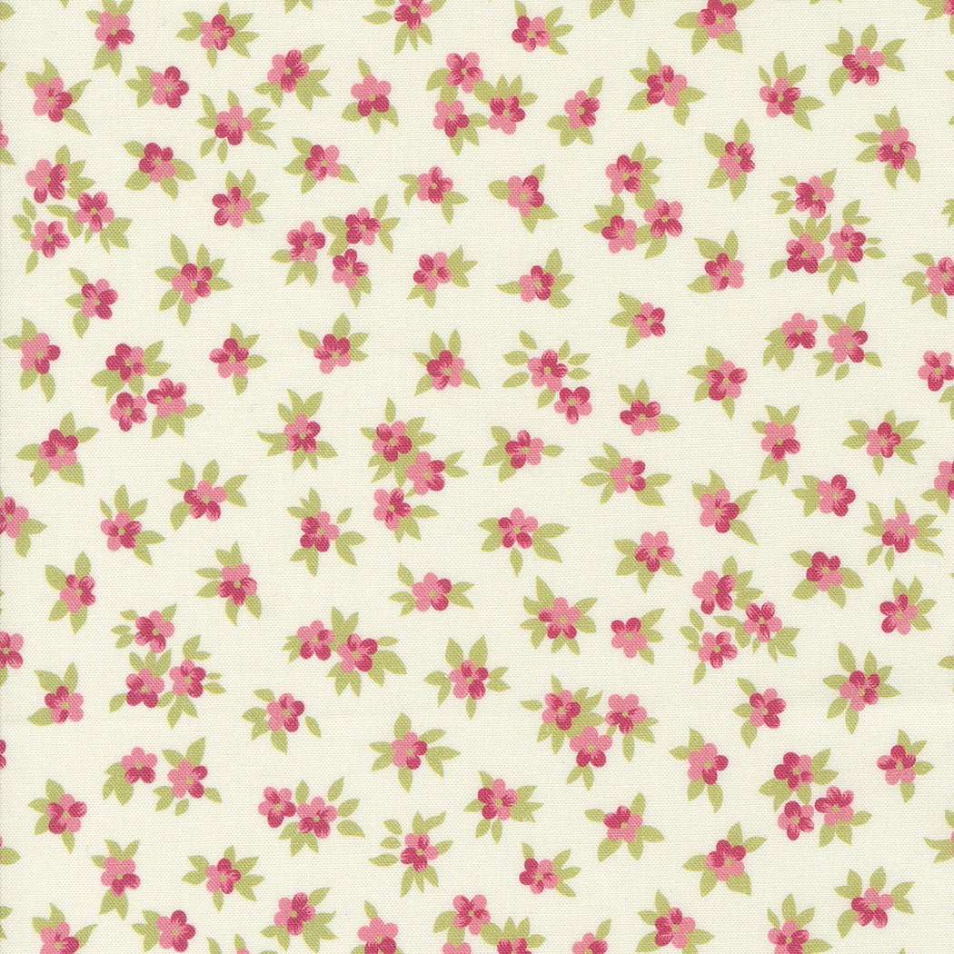 Chelsea Garden from Moda pink flower print on porcelain 33749 14