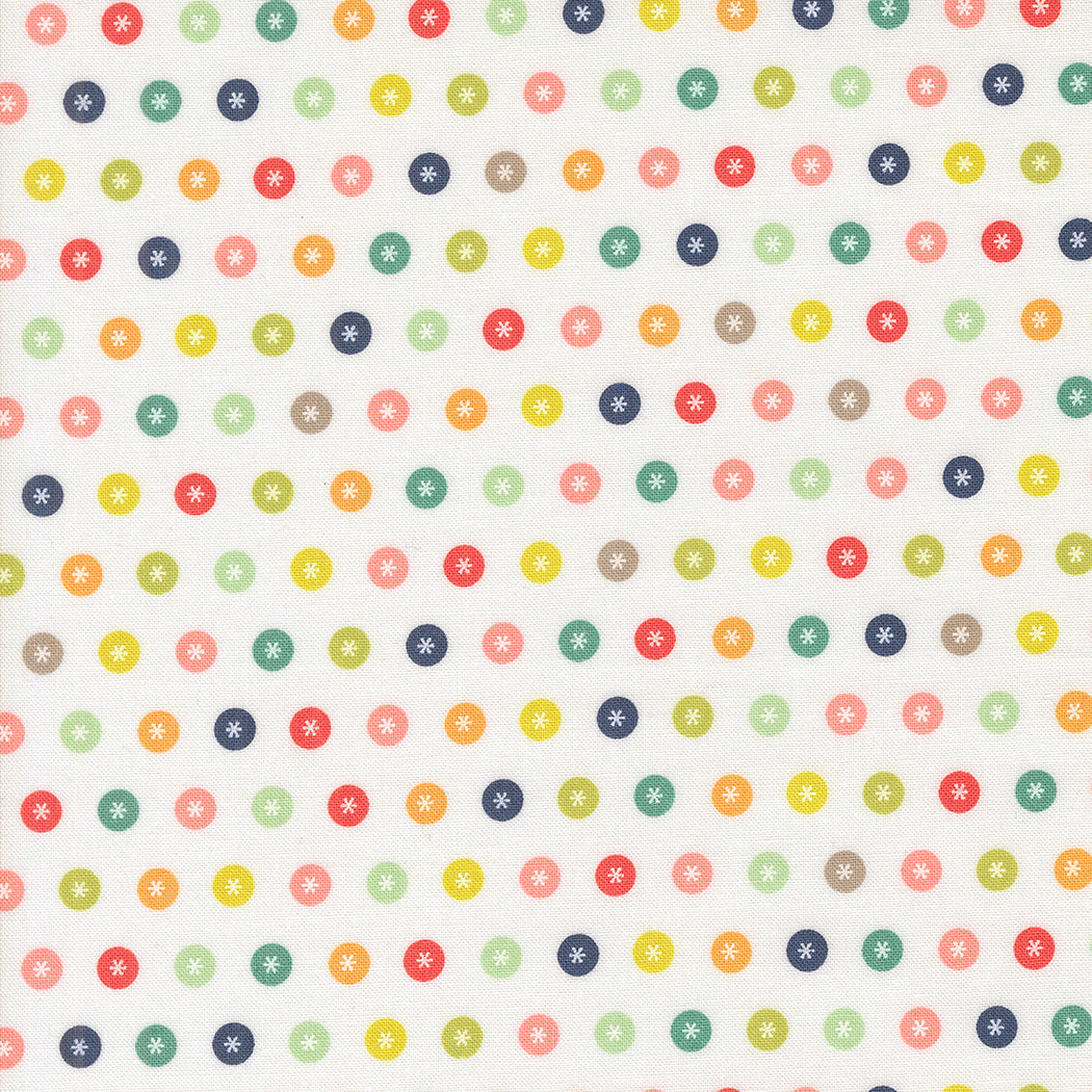 Raspberry Summer for Moda Kiwi pattern white background 37692 11