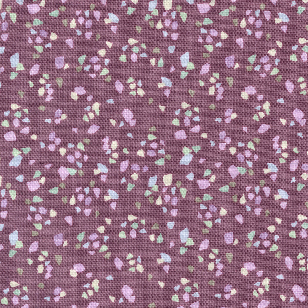 Seaglass Summer for Moda Beach plum background stony pattern 43185 14