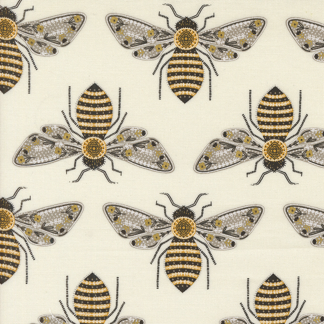 Bee garden for Moda bee pattern porcelain background 48411 11M
