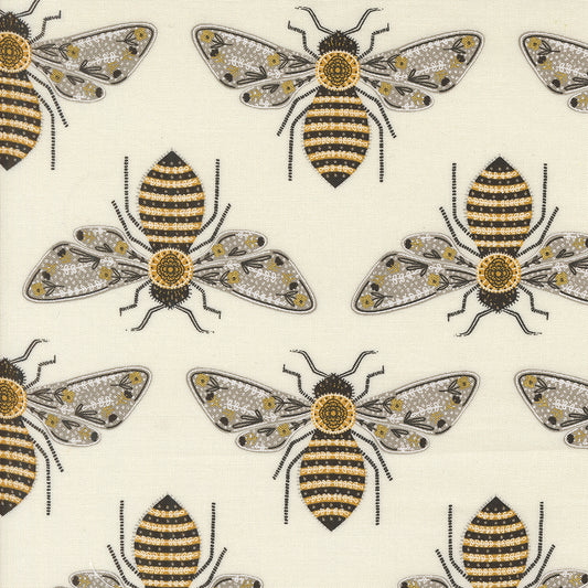 Bee garden for Moda bee pattern porcelain background 48411 11M