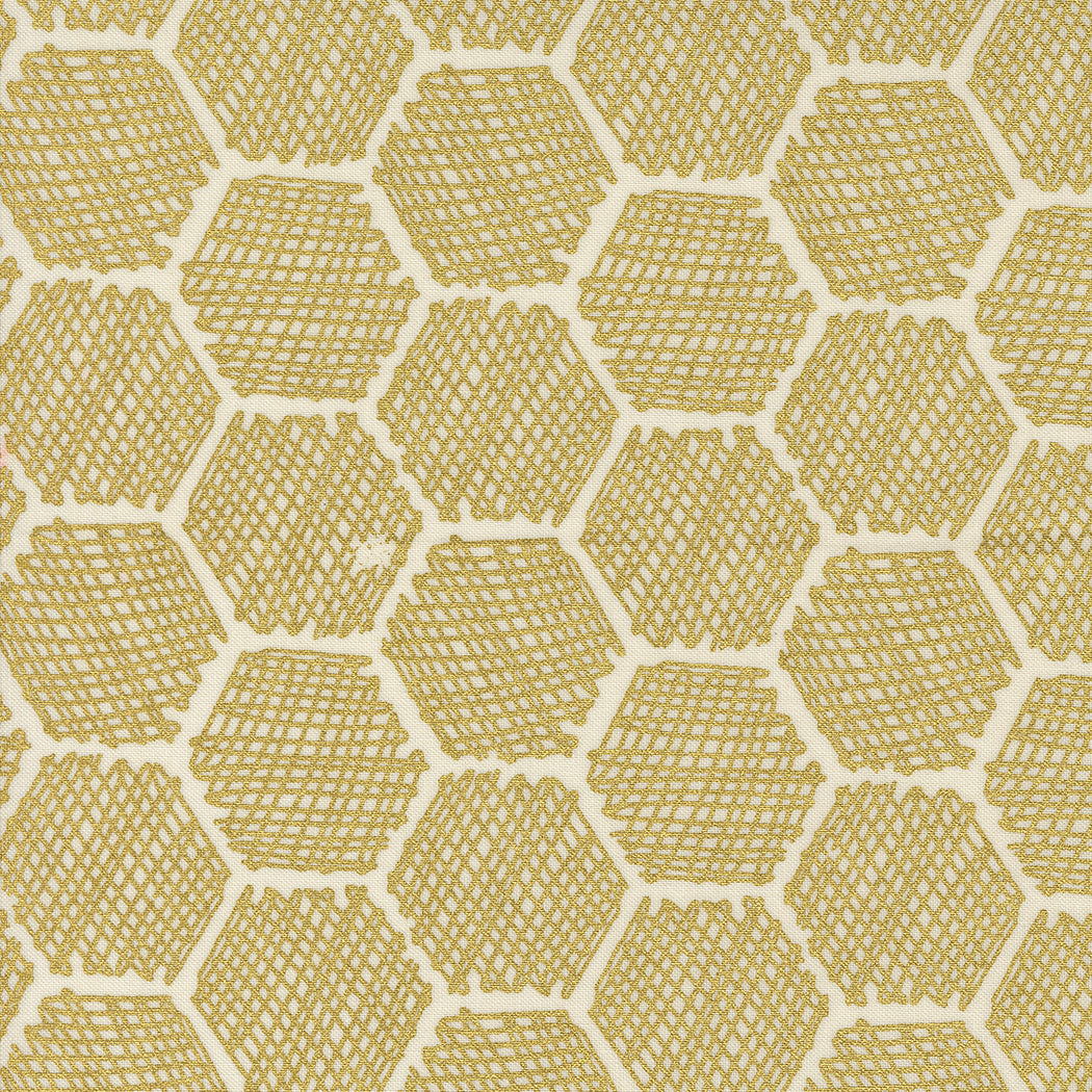 Bee garden for Moda honeycomb pattern porcelain background 48416 11M