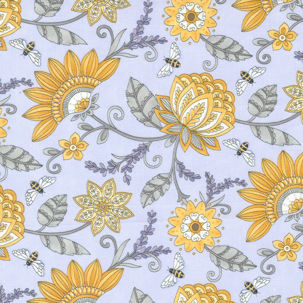 Honey & Lavender from Moda - Large print on lavender 56080 18