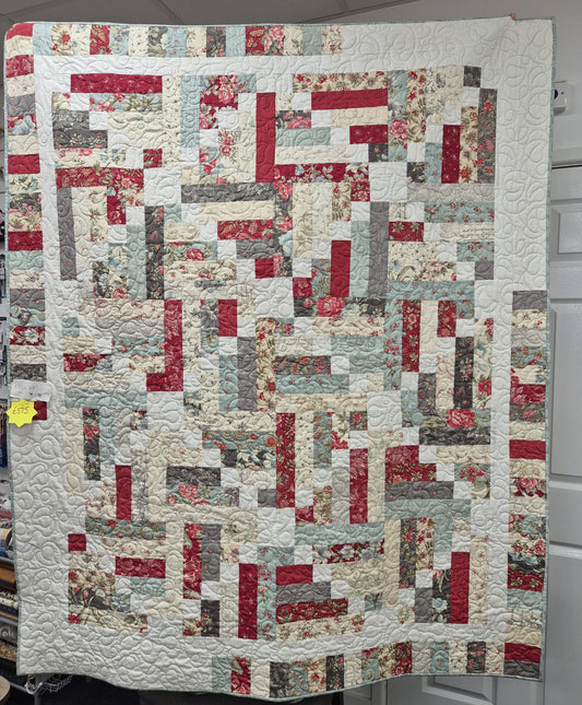 Jelly roll Quilt 54"x72"