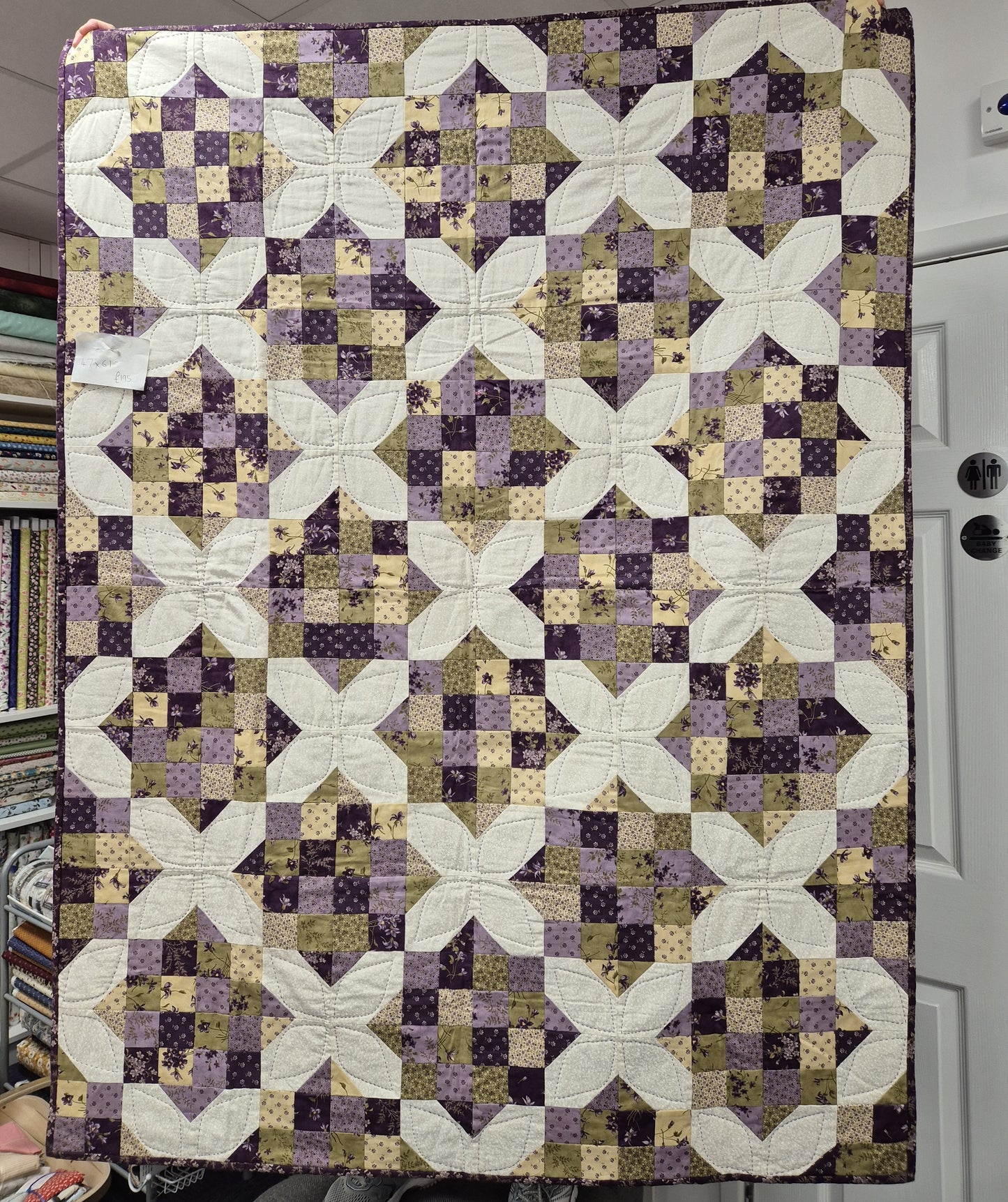 Tutti Frutti quilt 47"x61"