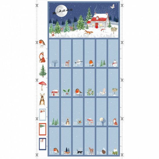 Advent Calendar, blue with a blue trim (3)
