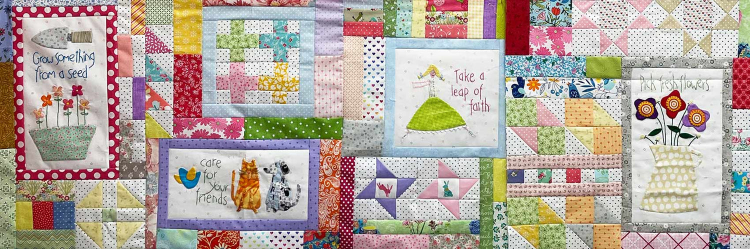 Handmade patchwork quilt 