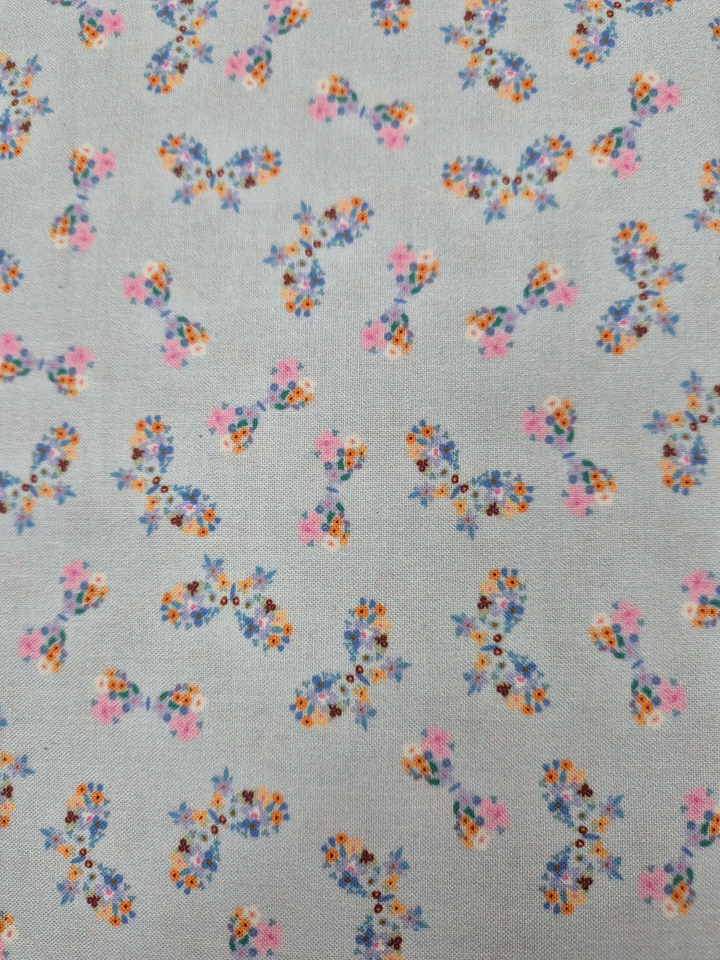 flowery bowties and butterflies patterned fabric