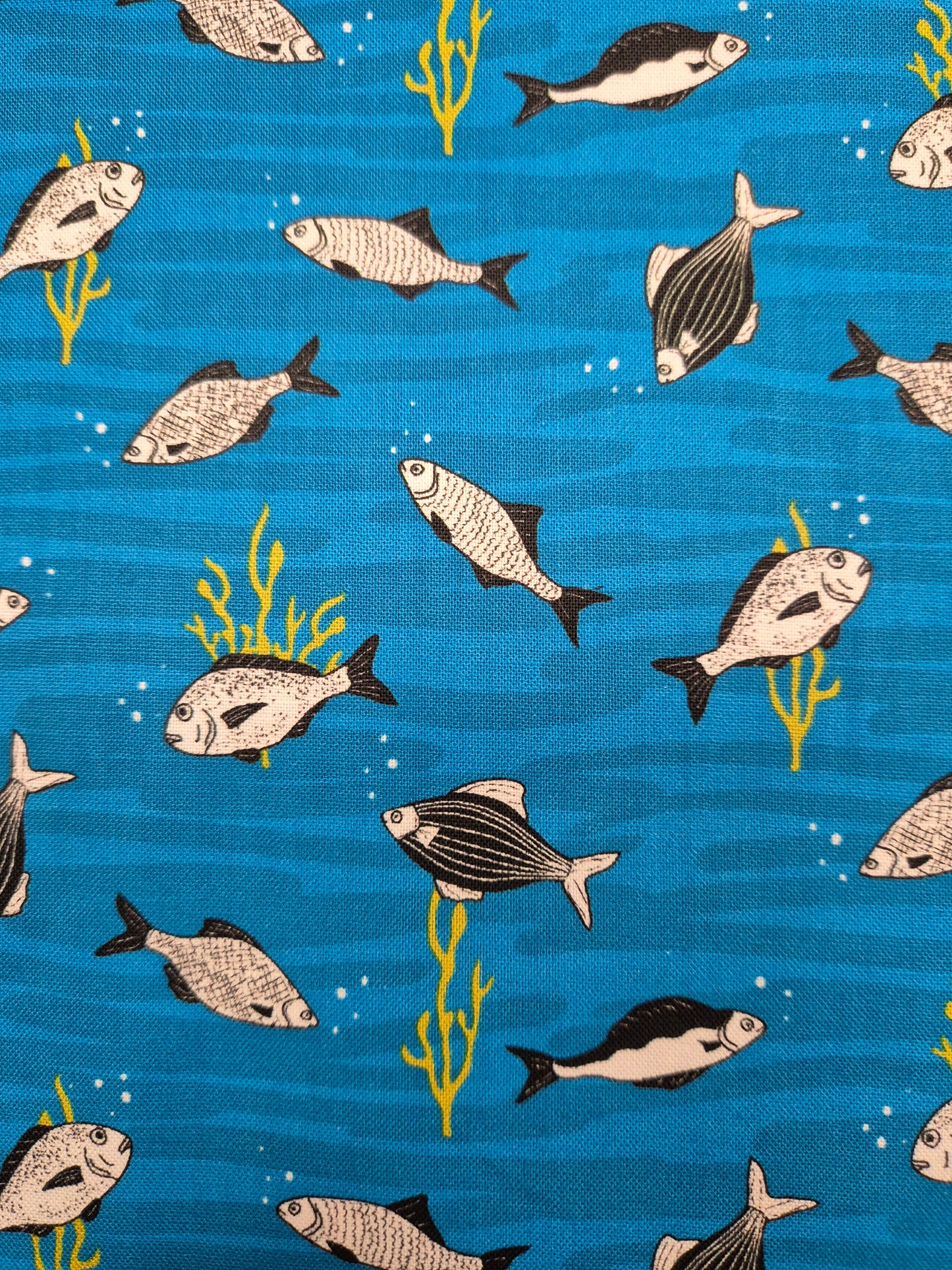 fish patterned fabric