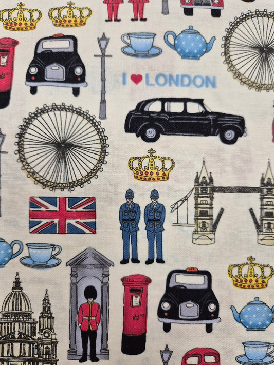 london motif fabric