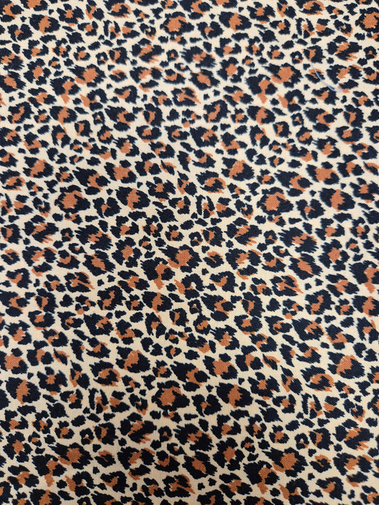 leopard patterned fabric