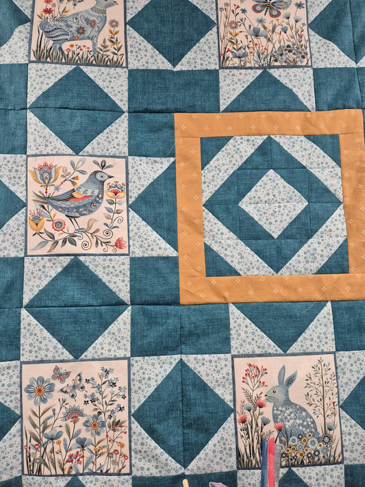 Forest Animal Panel Quilt