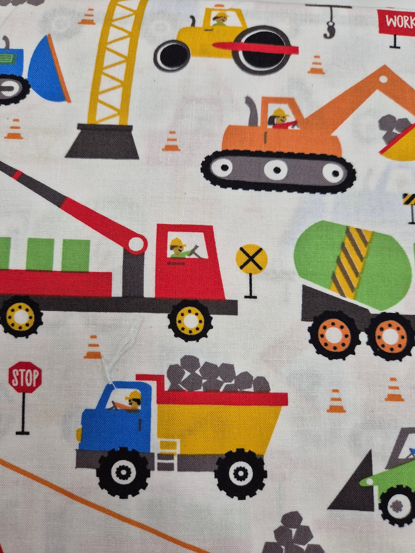 construction motif fabric