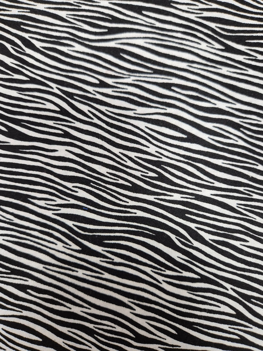 zebra patterned fabric