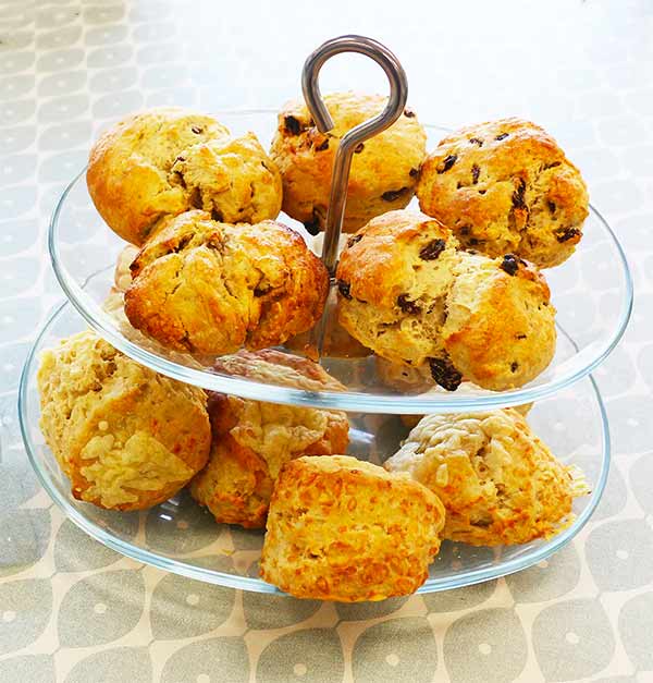 Cheese and fruit scones