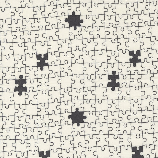 ABC XYZ from Moda-jigsaw pieces black and cream 20817 11