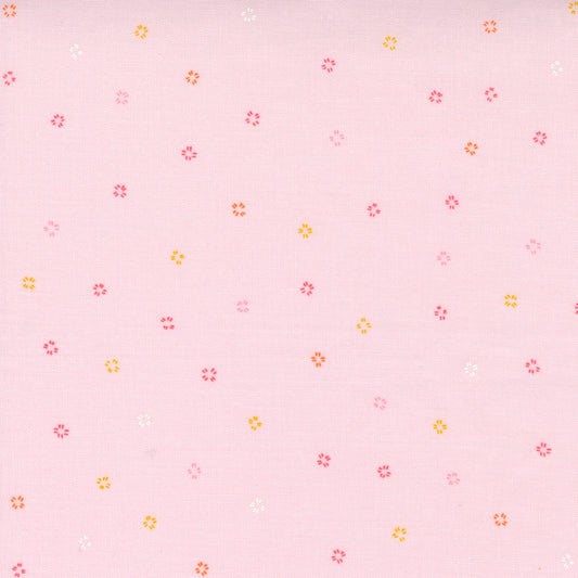 Assorted patterns on pink from the Sew Wonderful collection from Moda