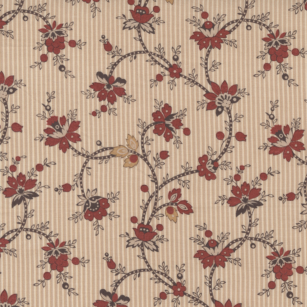 Adamstown from Moda - Grapevine small floral on tan 38130 12